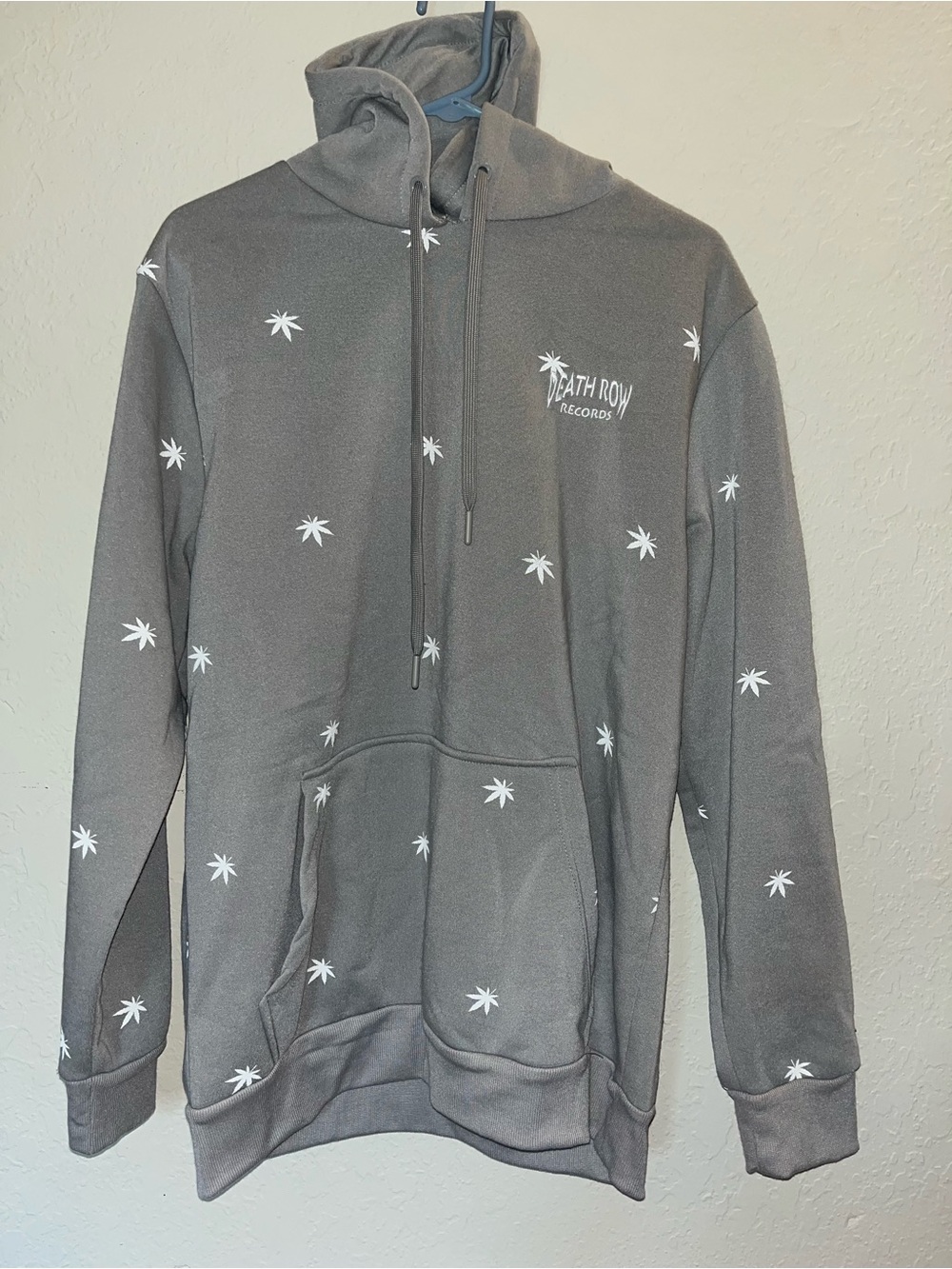 Death Row Records Gray Pullover Hoodie